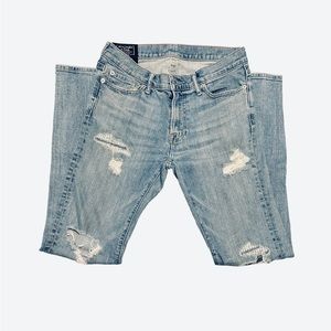 Abercrobie and fetch destroyed jeans